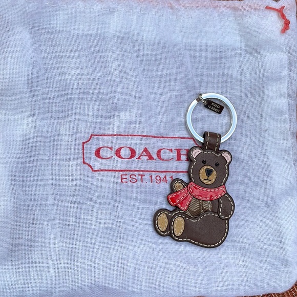 Coach Keychain Vintage Bear - Picture 1 of 3